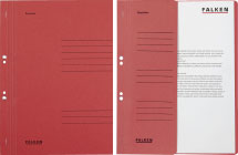 2x 10 Aktenhefter mit halben Deckel Ösenhefter in Rot aus Karton für DIN A4 