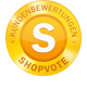 Hervorragend bewertet auf Shopvote