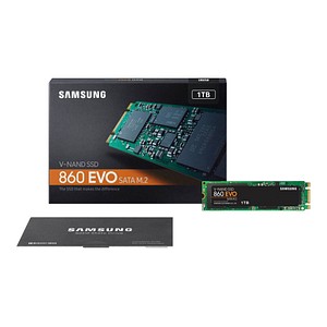 SAMSUNG 860 EVO 1 TB interne SSD-Festplatte SAMSUNG 860 EVO 1 TB interne SSD-Festplatte