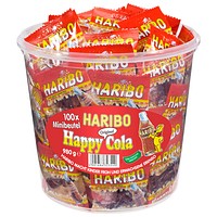100 HARIBO Happy Cola Minibeutel 100 HARIBO Happy Cola Minibeutel