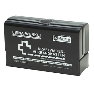 Erste-Hilfe-Kasten Leina-Star II DIN 13164 schwarz Erste-Hilfe-Kasten Leina-Star II DIN 13164 schwarz