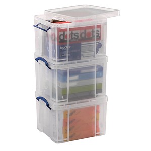 2+1 GRATIS: Really Useful Box Aufbewahrungsboxen 3x 35,0 l transparent 2+1 GRATIS: Really Useful Box Aufbewahrungsboxen 3x 35,0 l transparent