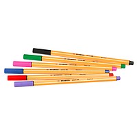6 STABILO point 88 Fineliner farbsortiert 0,4 mm 6 STABILO point 88 Fineliner farbsortiert 0,4 mm