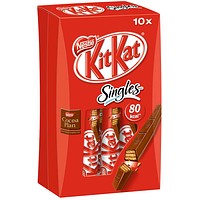 10 Nestlé Kit Kat Singles Schokoriegel 10 Nestlé Kit Kat Singles Schokoriegel
