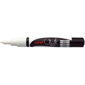 Uni Chalk Kreidemarker weiß Uni Chalk Kreidemarker weiß