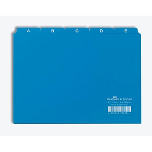 Karteikartenregister A5 quer A-Z blau Karteikartenregister A5 quer A-Z blau