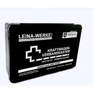 Erste-Hilfe-Kasten KFZ Standard DIN 13164 schwarz Erste-Hilfe-Kasten KFZ Standard DIN 13164 schwarz
