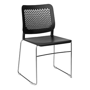 Sittec Besucherstuhl schwarz Sittec Besucherstuhl schwarz