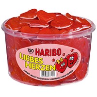 HARIBO Liebesherzen 1,2 kg / 150 St. HARIBO Liebesherzen 1,2 kg / 150 St.