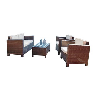 Garden Pleasure Rom Loungegruppe braun Garden Pleasure Rom Loungegruppe braun