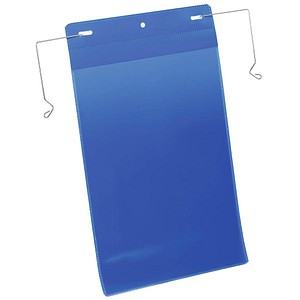 50 DURABLE Drahtbügeltaschen blau 50 DURABLE Drahtbügeltaschen blau