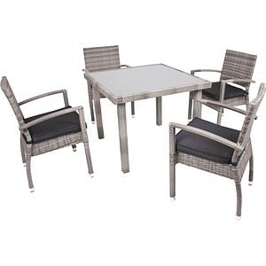 Garden Pleasure Minsk Sitzgruppe grau Garden Pleasure Minsk Sitzgruppe grau