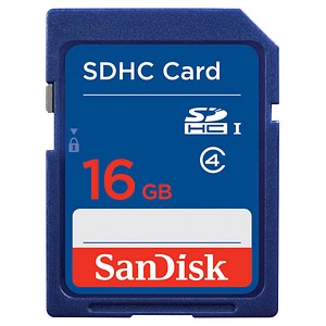 SanDisk Speicherkarte SDHC-Card 16 GB SanDisk Speicherkarte SDHC-Card 16 GB