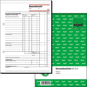 Formularbuch KA515 Kassenbericht Formularbuch KA515 Kassenbericht