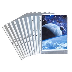 10 DURABLE Prospekthüllen für Tisch-Flipcharts transparent genarbt 10 DURABLE Prospekthüllen für Tisch-Flipcharts transparent genarbt
